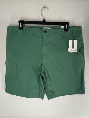 True Craft 9” Inseam Flat Front Shorts Mens 40